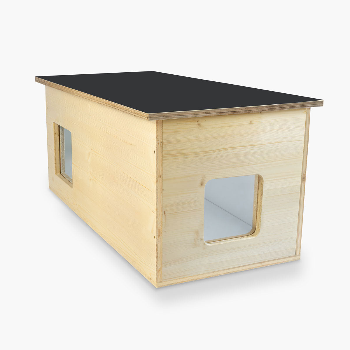 Maison pour chat XXL, extérieur, résistante aux intempéries avec isolation pour grands chats, fabriquée en Allemagne