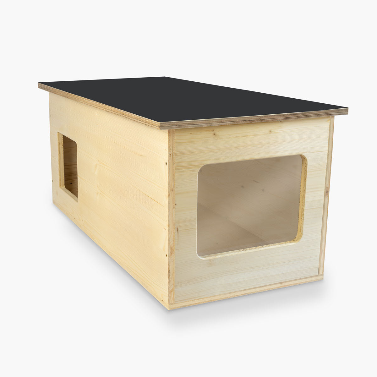 Maison pour chat XXL, extérieur, résistante aux intempéries avec isolation pour grands chats, fabriquée en Allemagne