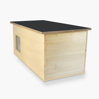 Maison pour chat XXL, extérieur, résistante aux intempéries avec isolation pour grands chats, fabriquée en Allemagne