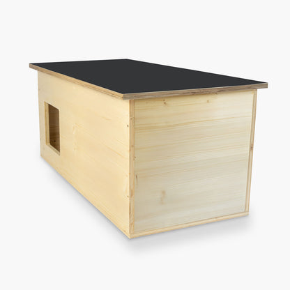 Maison pour chat XXL, extérieur, résistante aux intempéries avec isolation pour grands chats, fabriquée en Allemagne