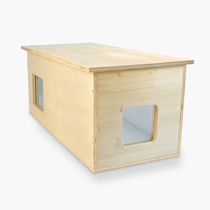 Maison pour chat XXL, extérieur, résistante aux intempéries avec isolation pour grands chats, fabriquée en Allemagne