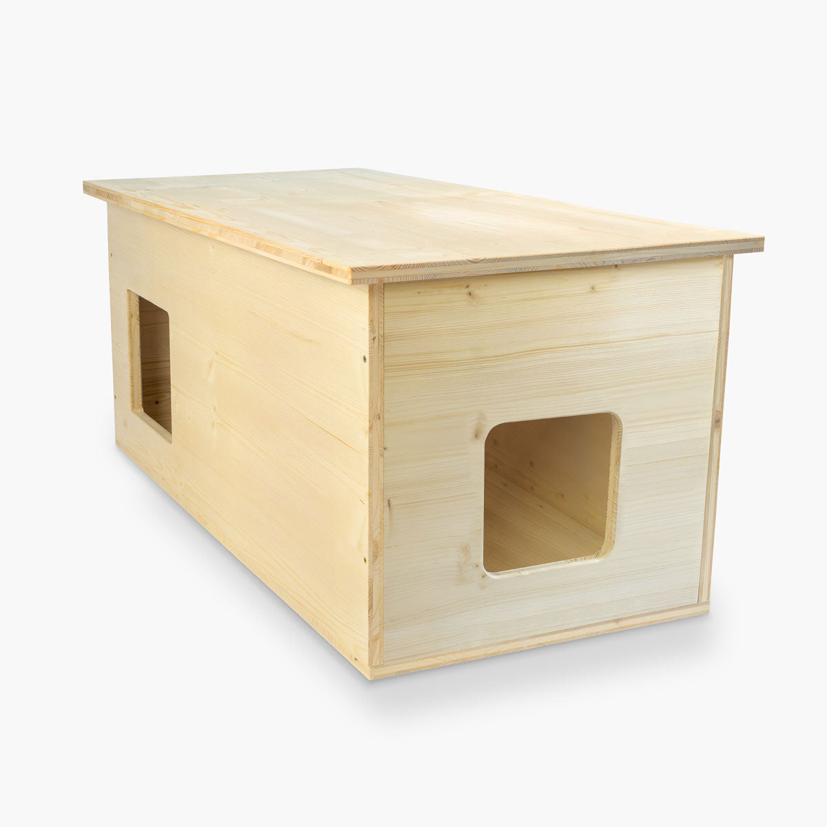 Maison pour chat XXL, extérieur, résistante aux intempéries avec isolation pour grands chats, fabriquée en Allemagne