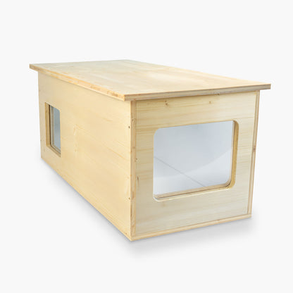Maison pour chat XXL, extérieur, résistante aux intempéries avec isolation pour grands chats, fabriquée en Allemagne